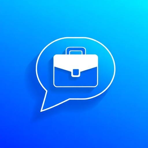 JobTolk - Product Hunt launch logo and brand identity