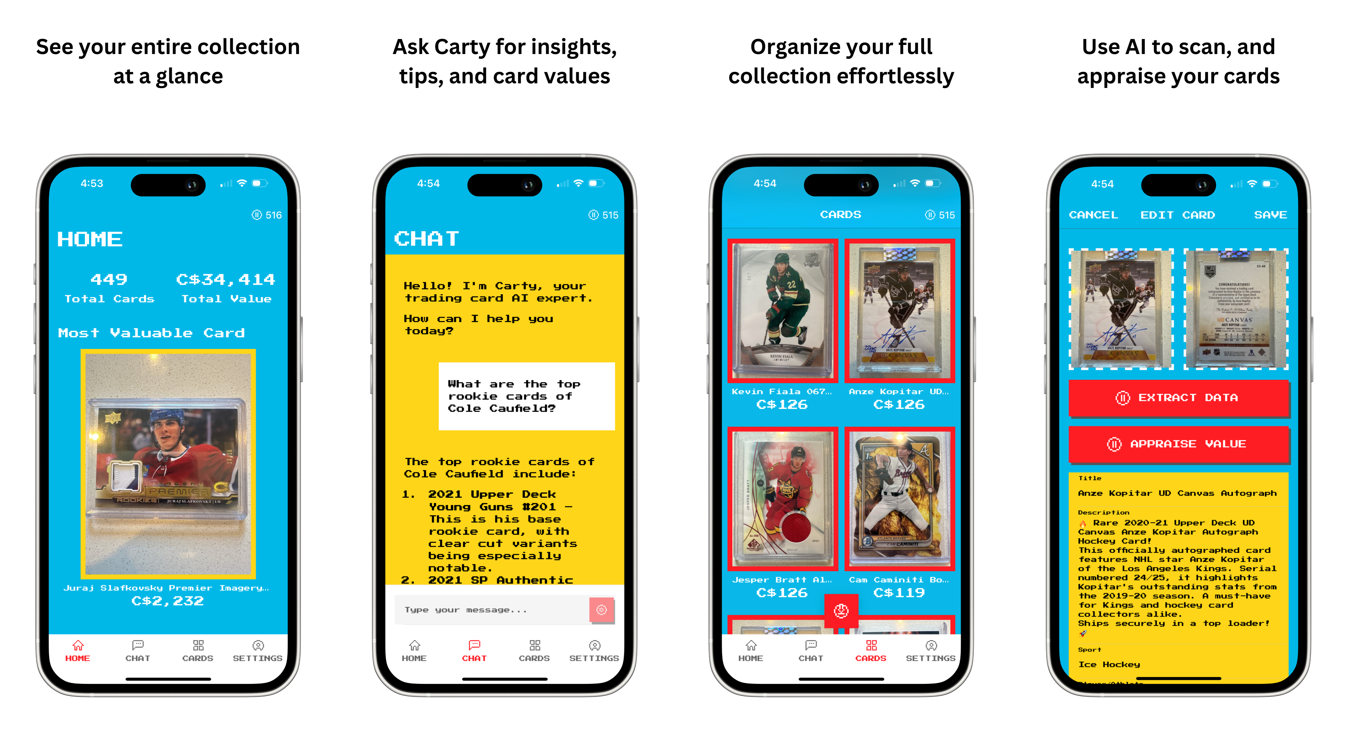 Média Salle des cartes - Construit pour les collectionneurs.Propulsé par AI. 1