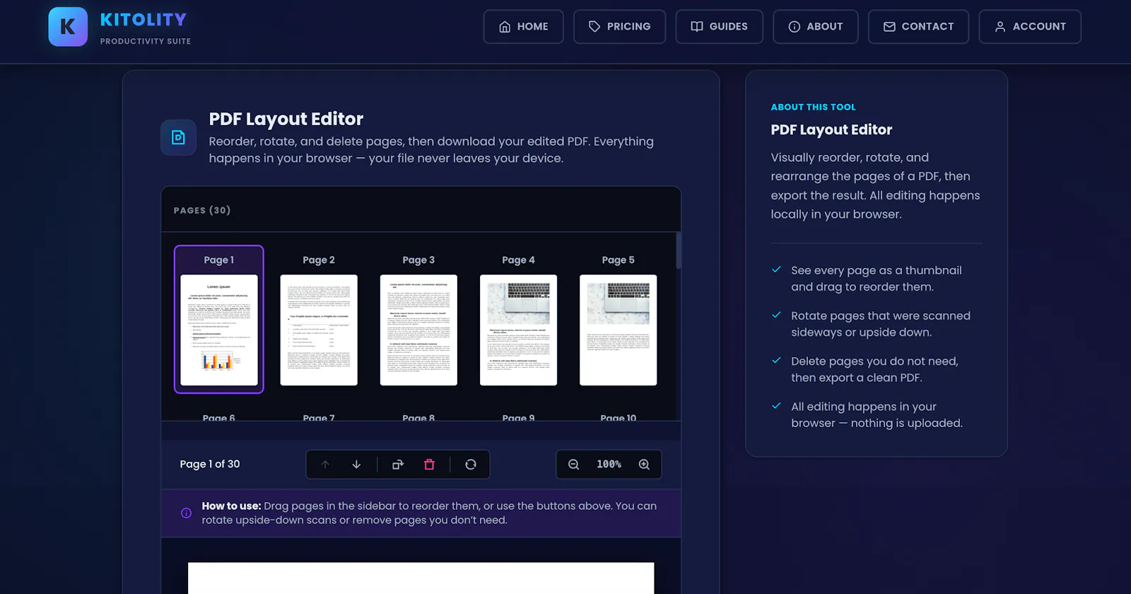 Kitolity screenshot 4
