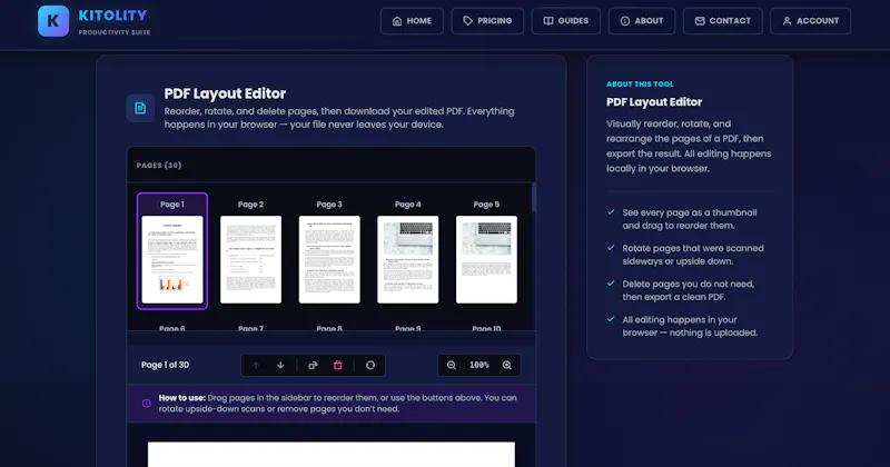Kitolity screenshot 4