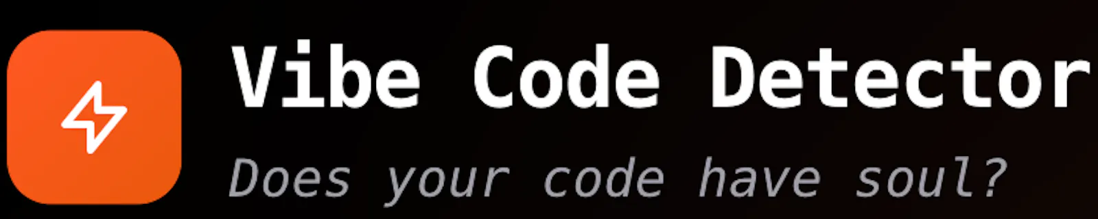 Vibe Code Detector screenshot 1
