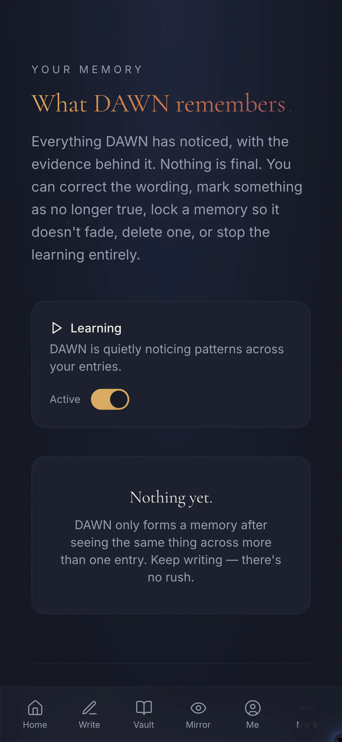 DAWN Vault journal for your inner world gallery image