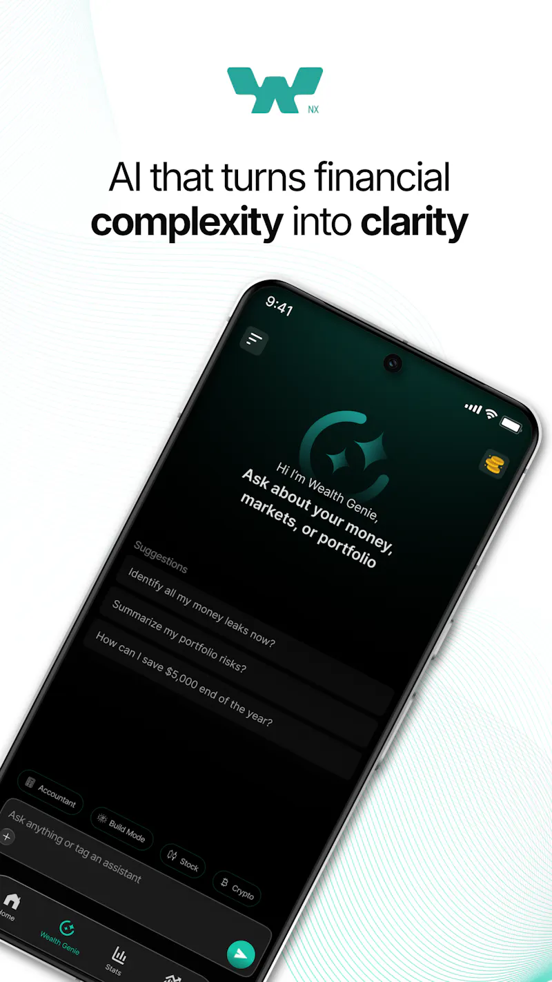 WealthNX AI - AI-Powered Wealth Tracker screenshot 4