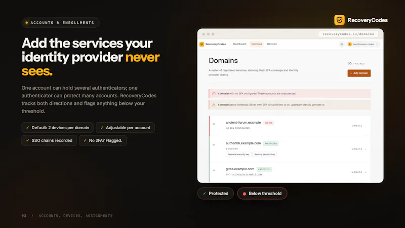 RecoveryCodes screenshot 4