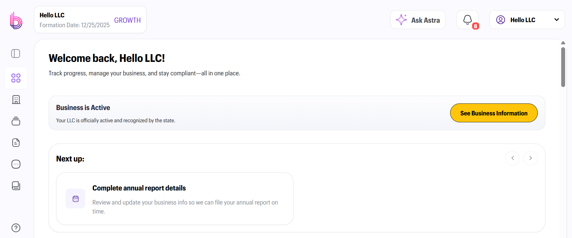 BizUpUSA - Main product screenshot demonstrating key features and user interface