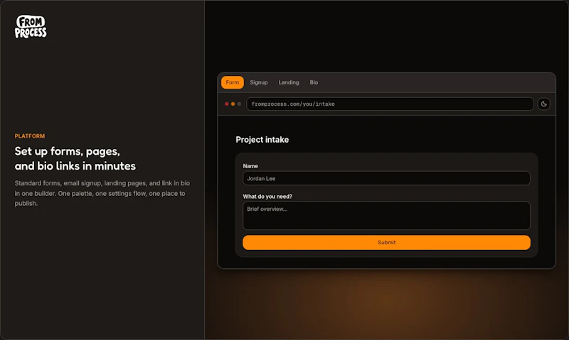 From Process screenshot 1