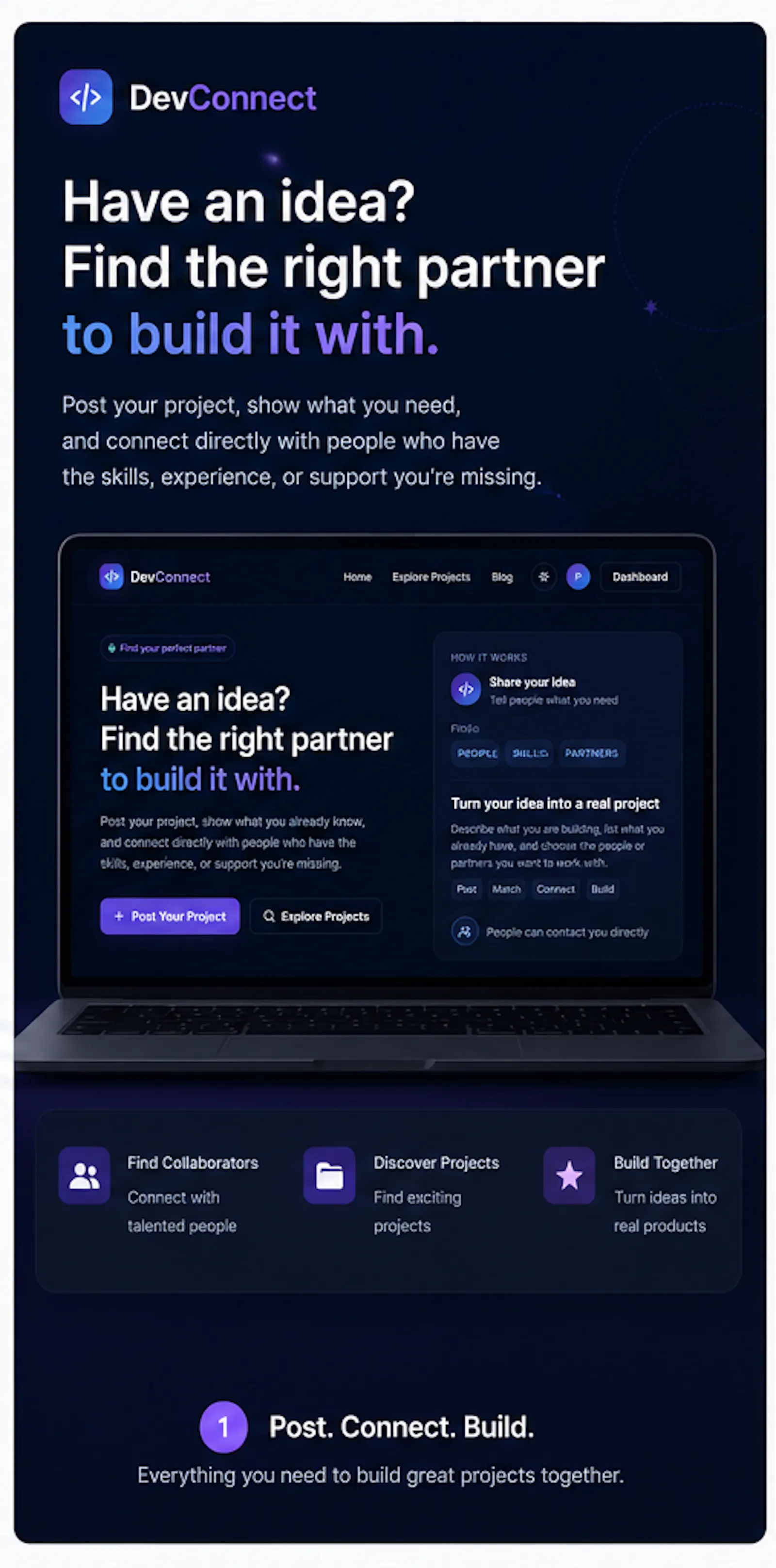 DevConnect — Build together screenshot 1
