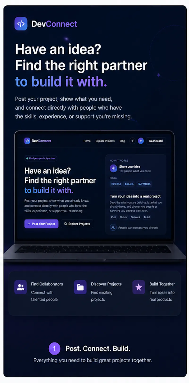 DevConnect — Build together screenshot 1