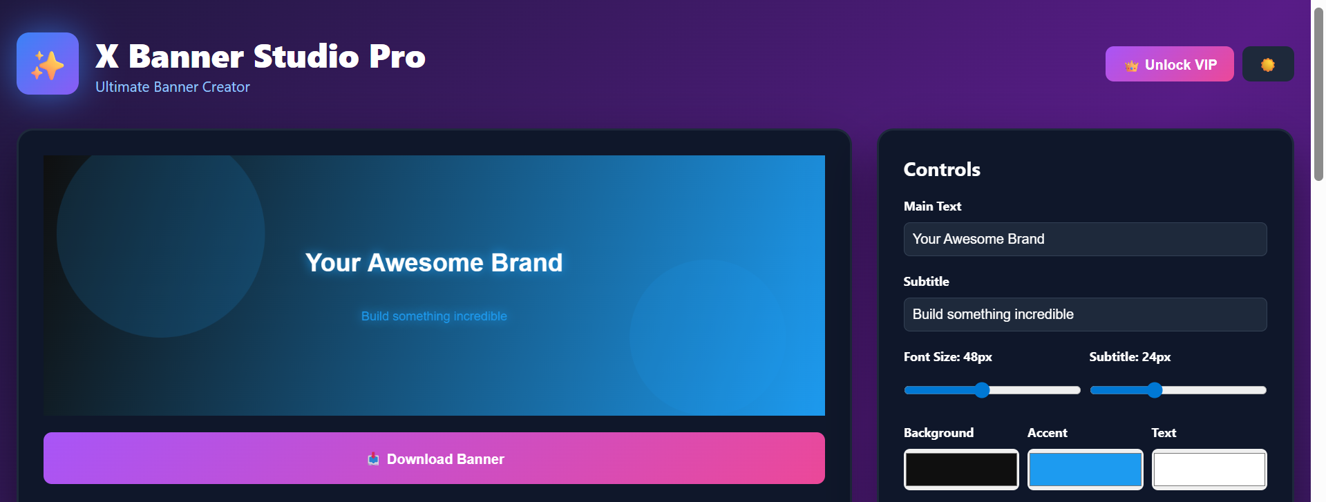 GenerateYourBanner gallery image