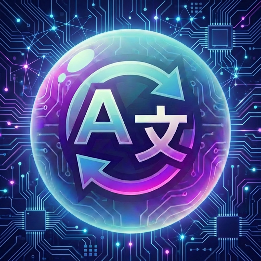 AI Screen Translator - Product Hunt launch logo and brand identity