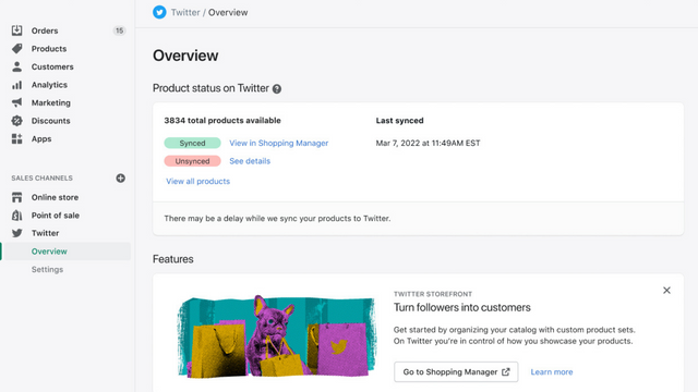 Twitter cho Shopify media 3