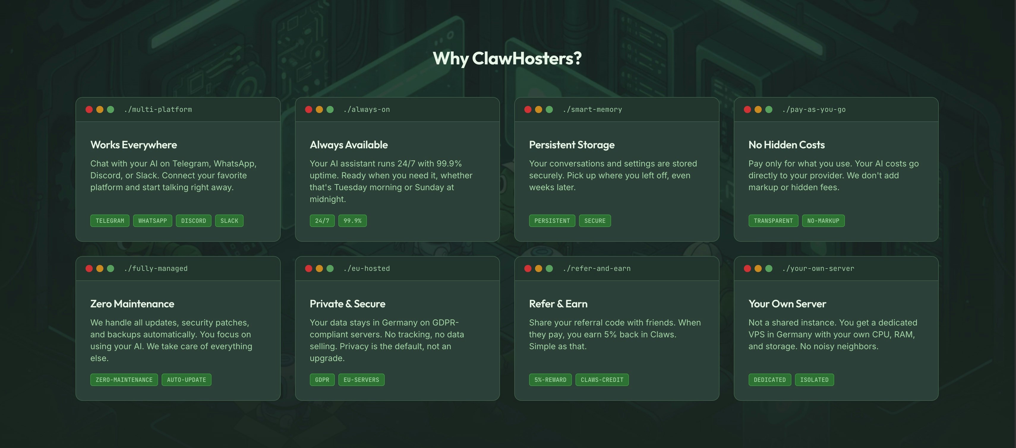 ClawHosters.com gallery image