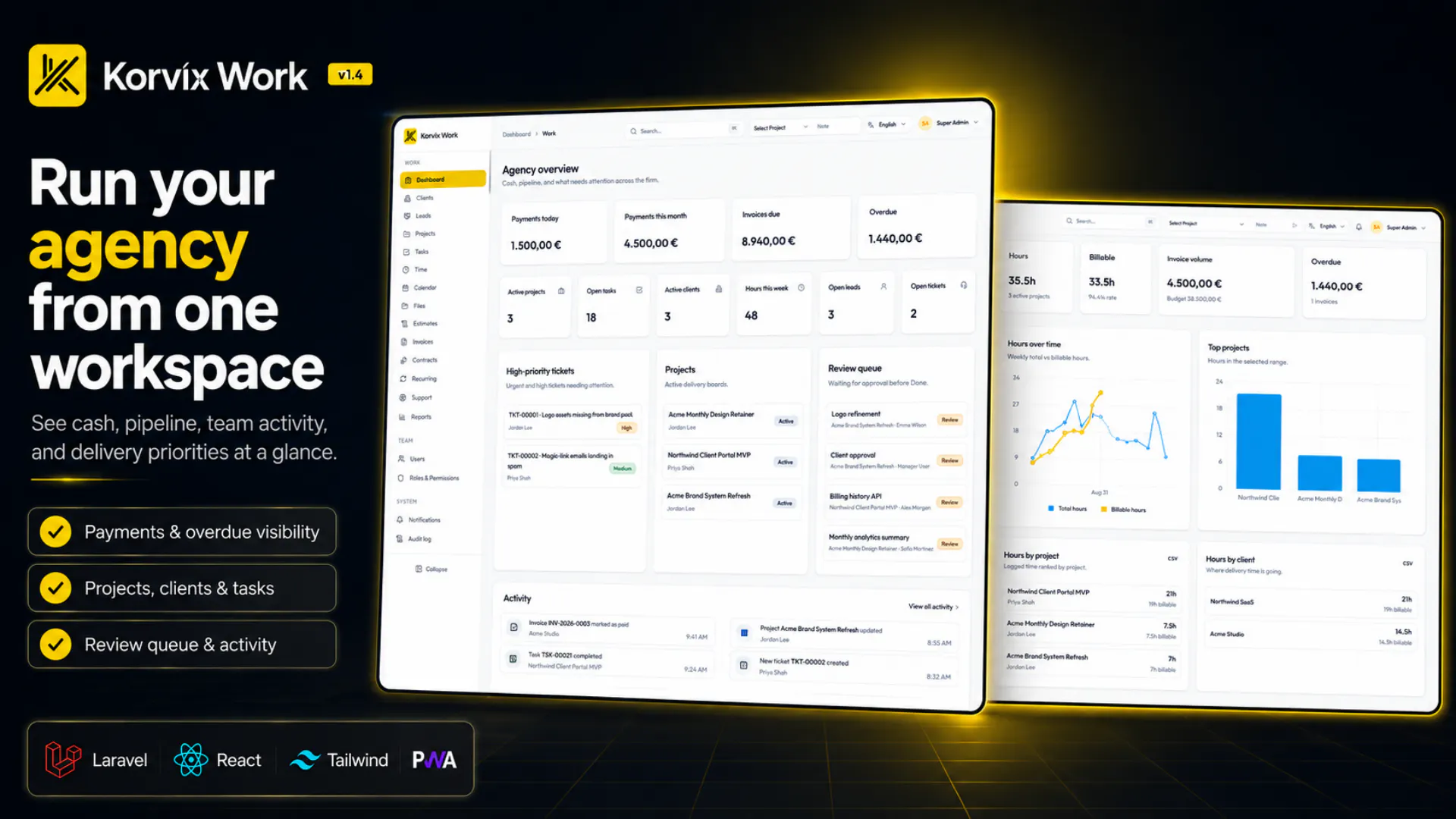 KorvixWork screenshot