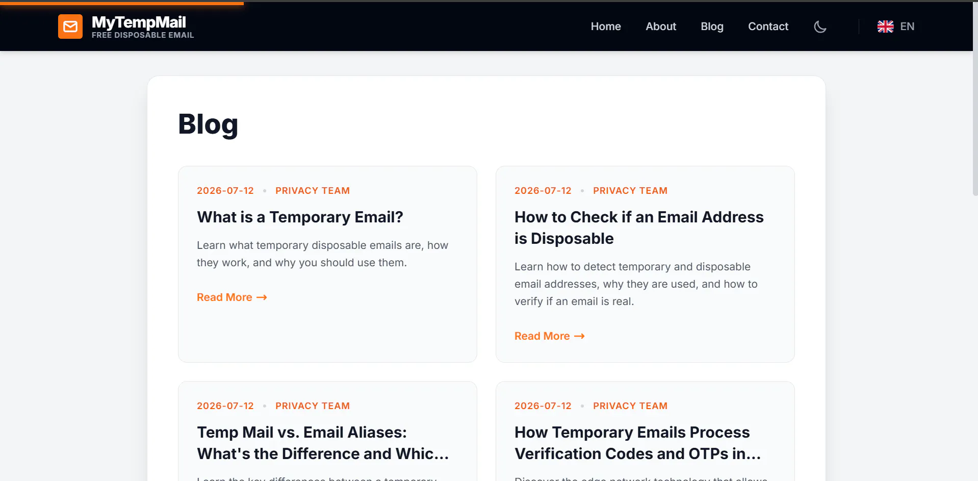 MyTempMail – Temporary Email with OTP gallery image