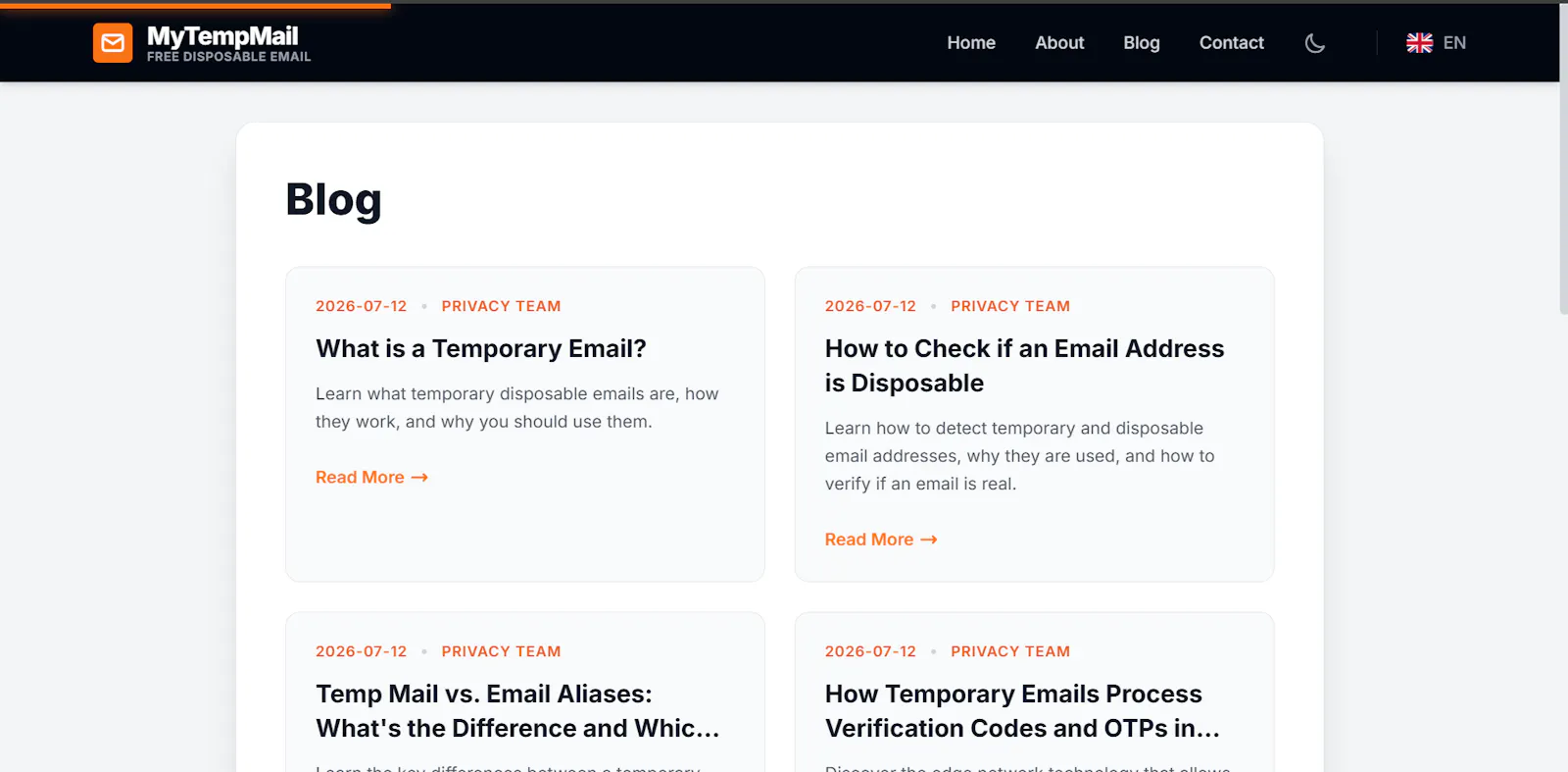 MyTempMail – Temporary Email with OTP screenshot 3