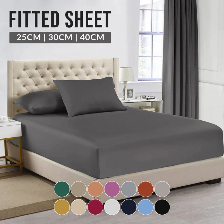 Deep Fitted Sheets 25cm, 30cm & 40cm