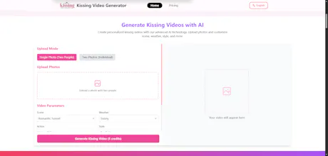 Kissing Video Generator gallery image