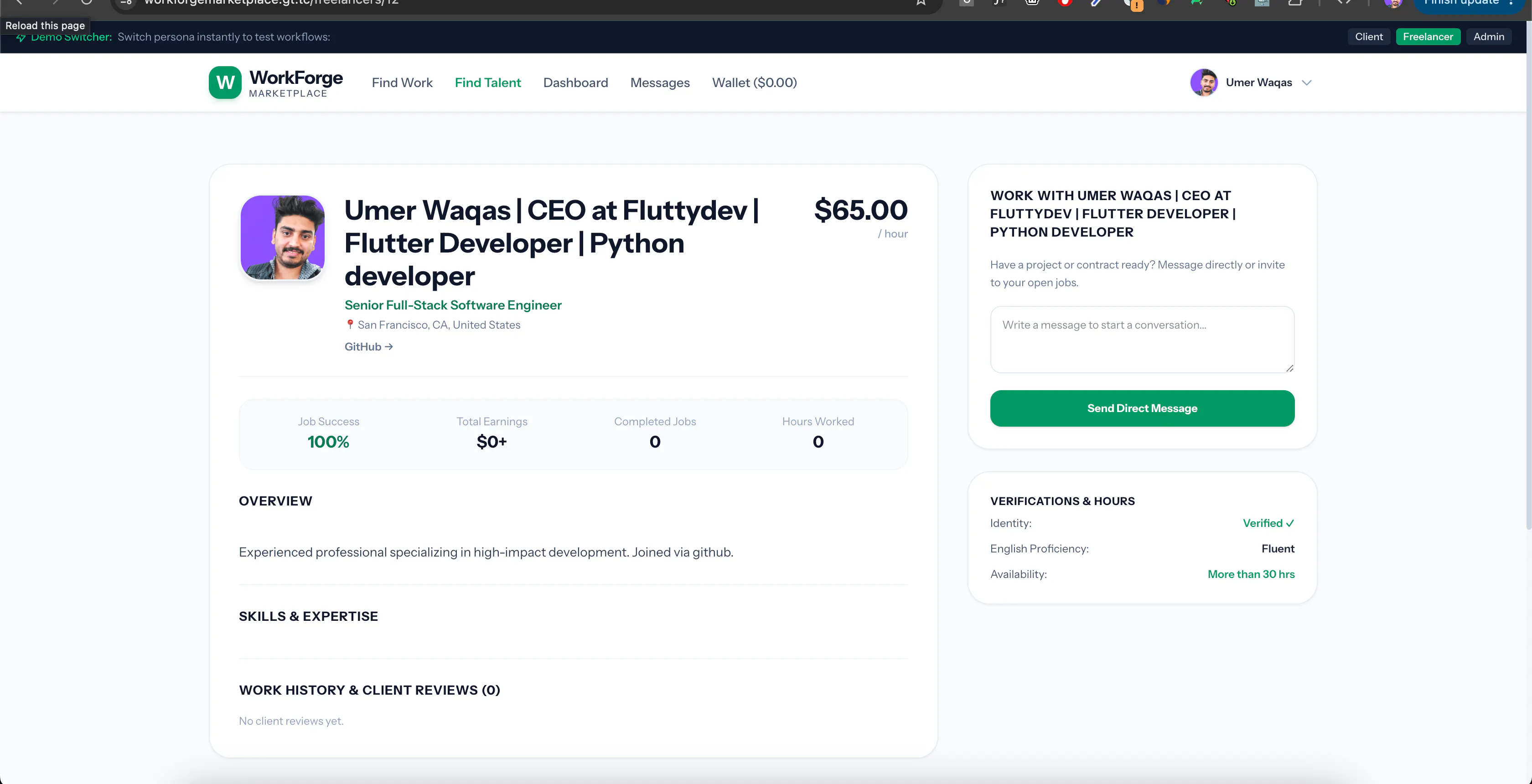 WorkForge — Upwork Clone Source Code gallery image