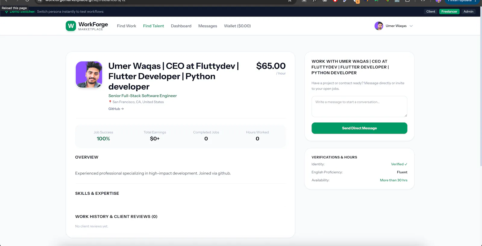 WorkForge — Upwork Clone Source Code screenshot 15