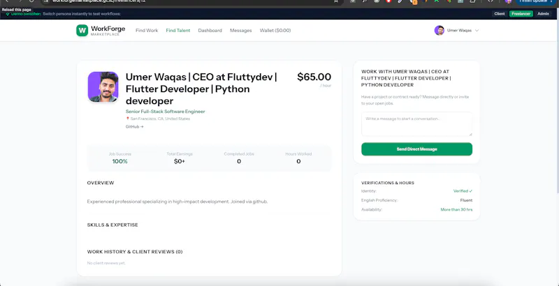 WorkForge — Upwork Clone Source Code screenshot 15