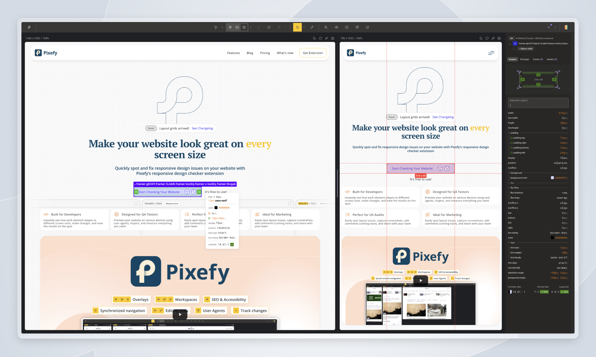 Pixefy – Responsive Design Checker gallery image
