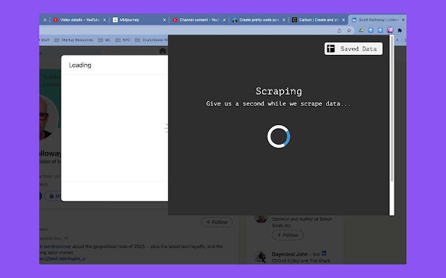 وسائط Quiklink - قم بتخزين معلومات اتصال LinkedIn بسرعة أو تجنيد 2