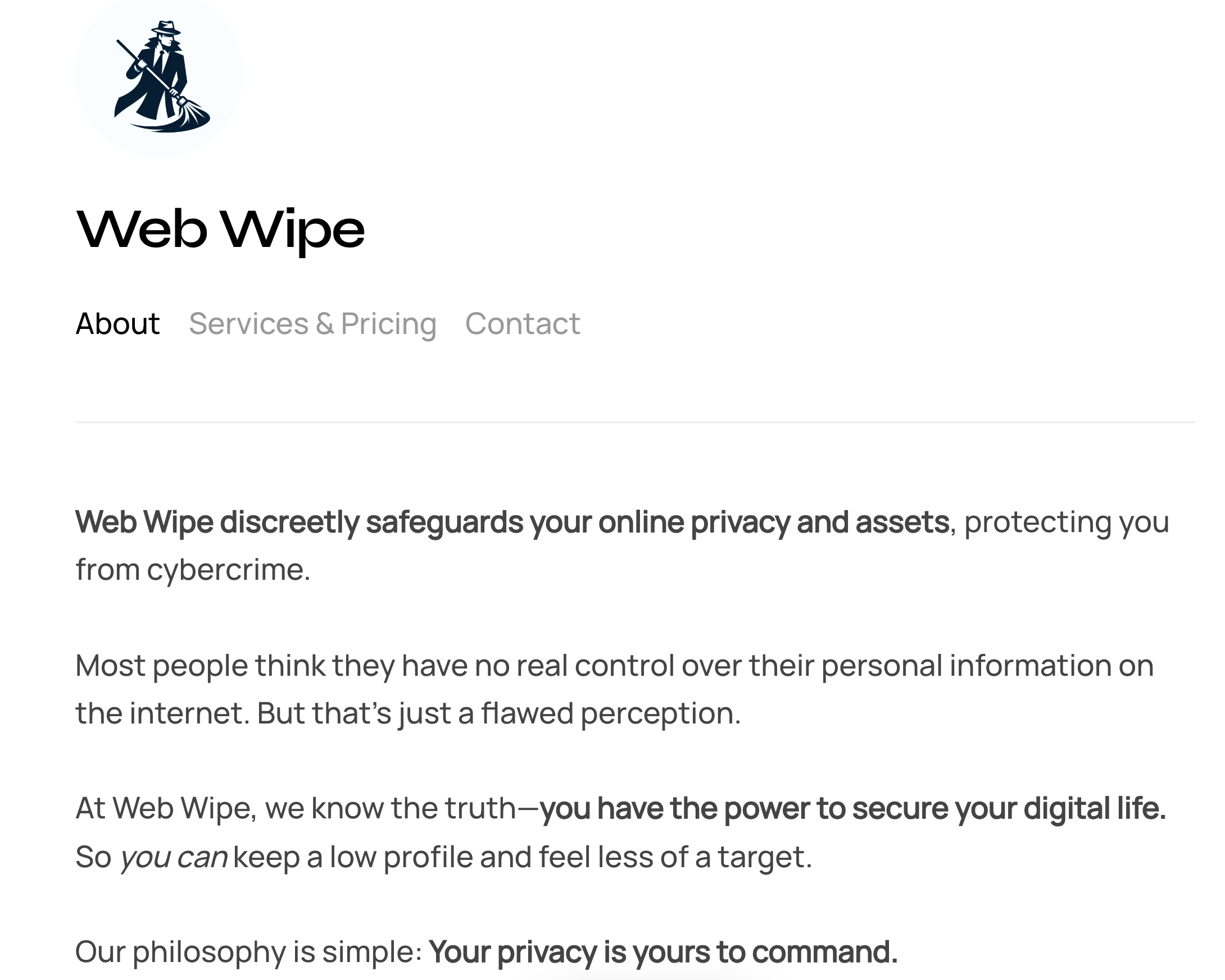 Web Wipe media 1