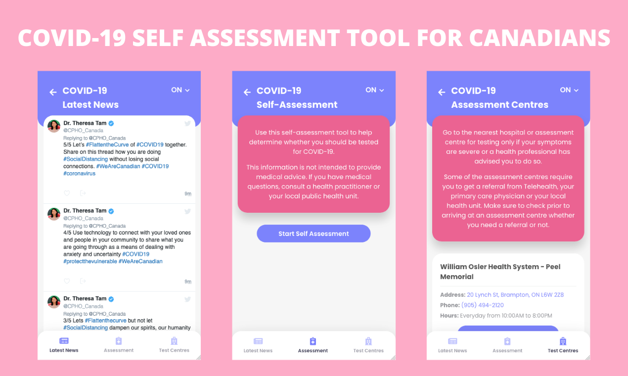 COVID-19 self-assessment gallery image
