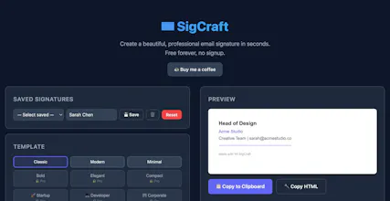 SigCraft gallery image
