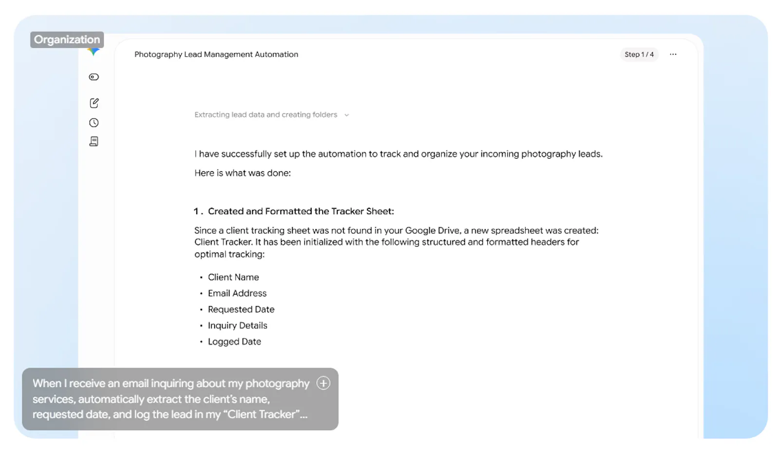 Gemini Spark screenshot 3