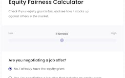 Vested - Equity Fairness Calculator media 2