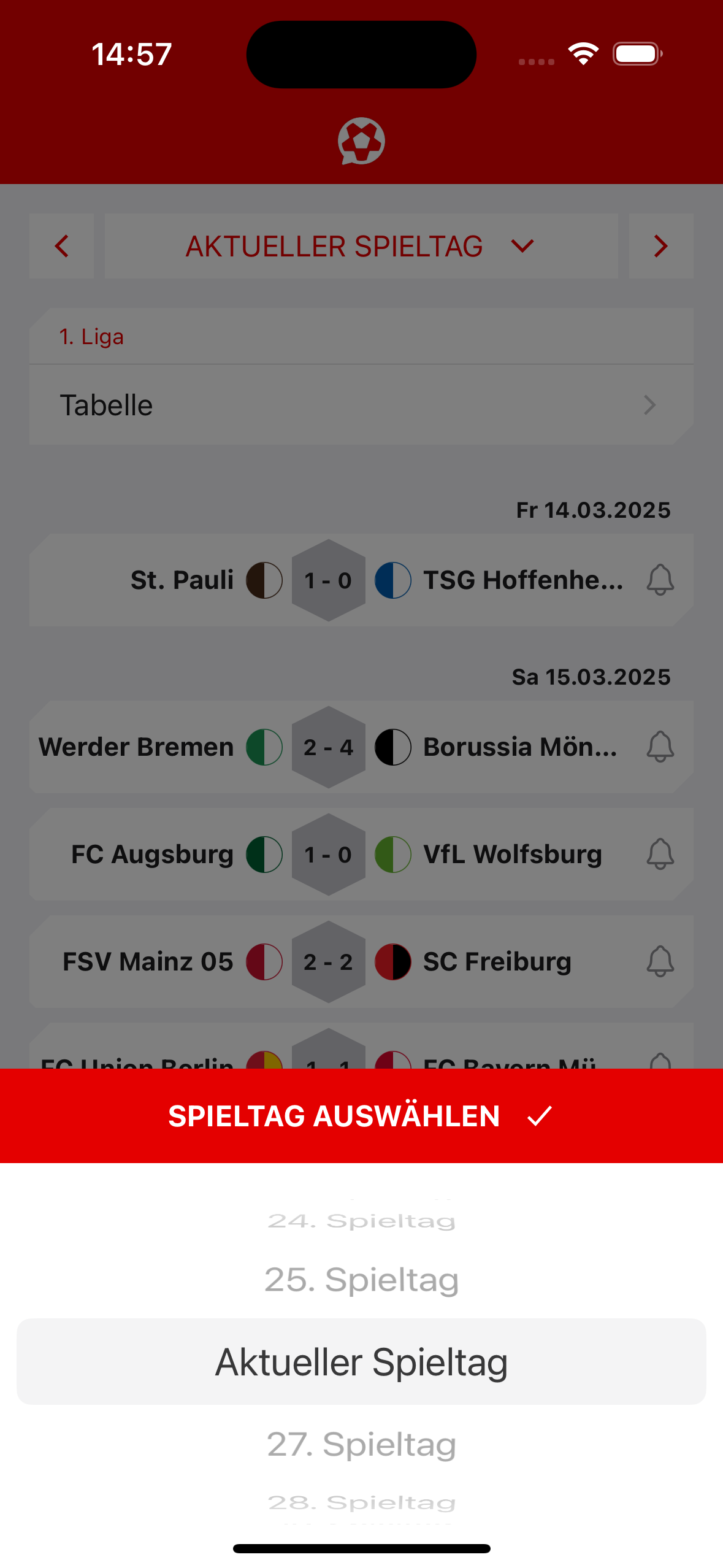 Media Liga Live Chat - Aplikasi sembang Bundesliga untuk reaksi kipas masa nyata 3