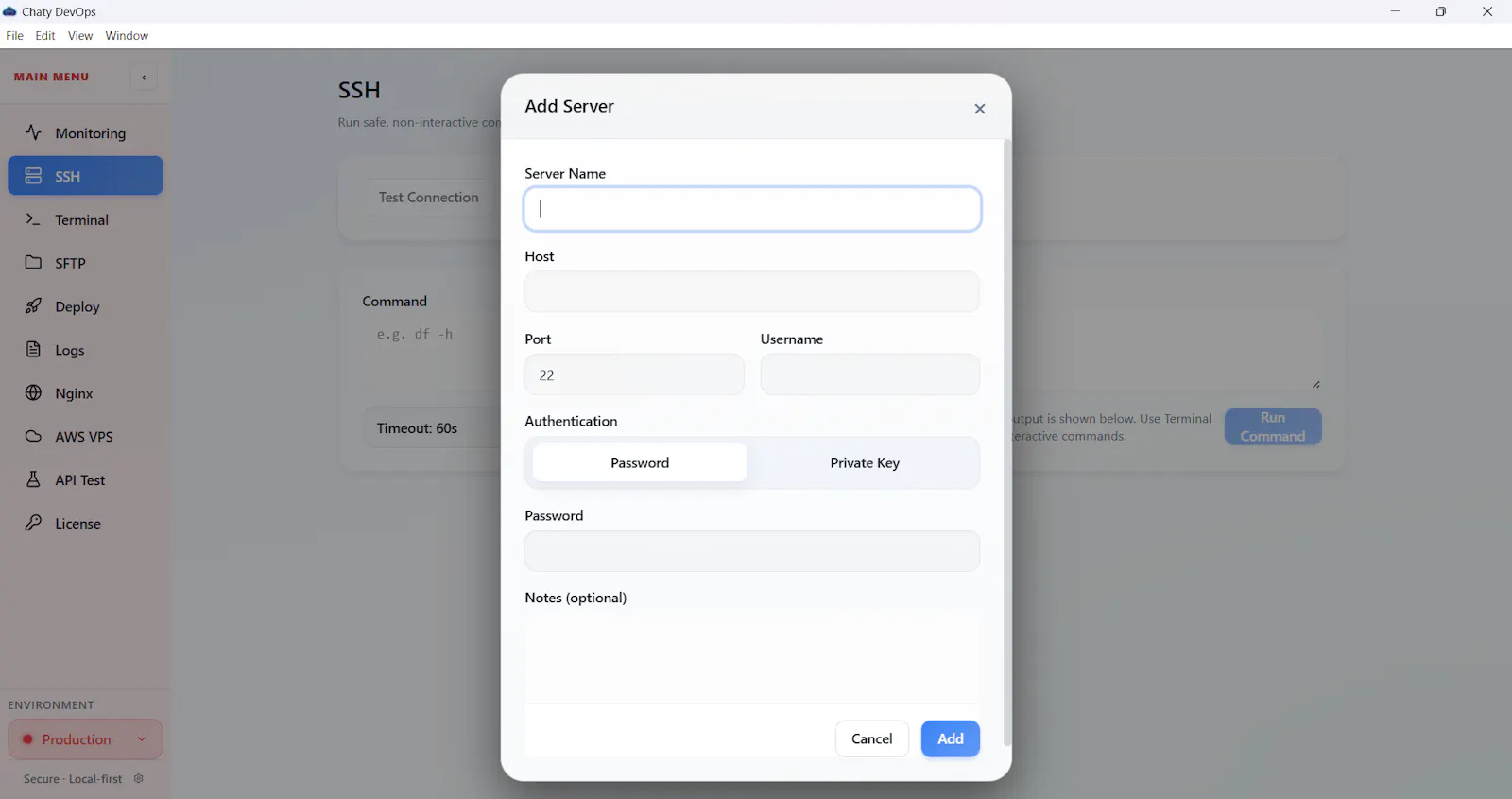 Chaty DevOps screenshot 5