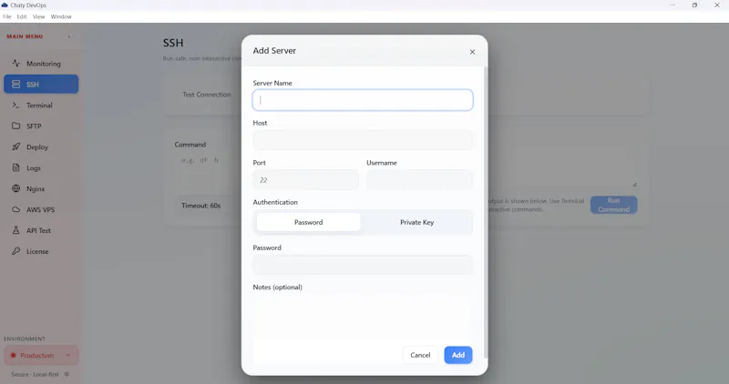 Chaty DevOps screenshot 5