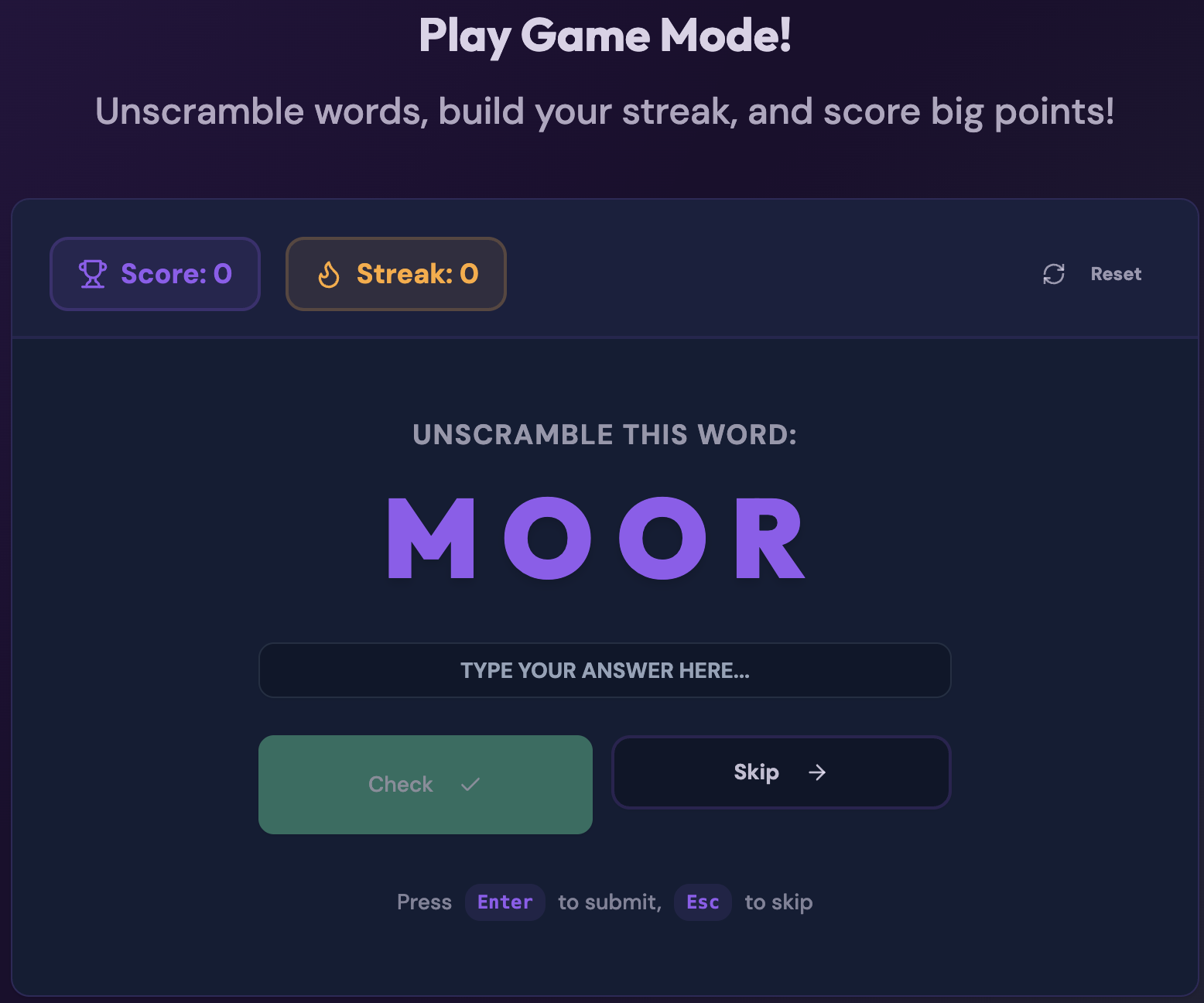 Safe Word Unscrambler gallery image