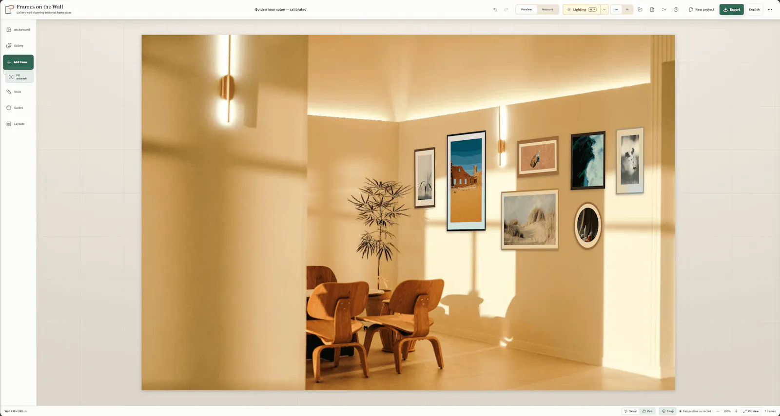Frames on the Wall screenshot 1