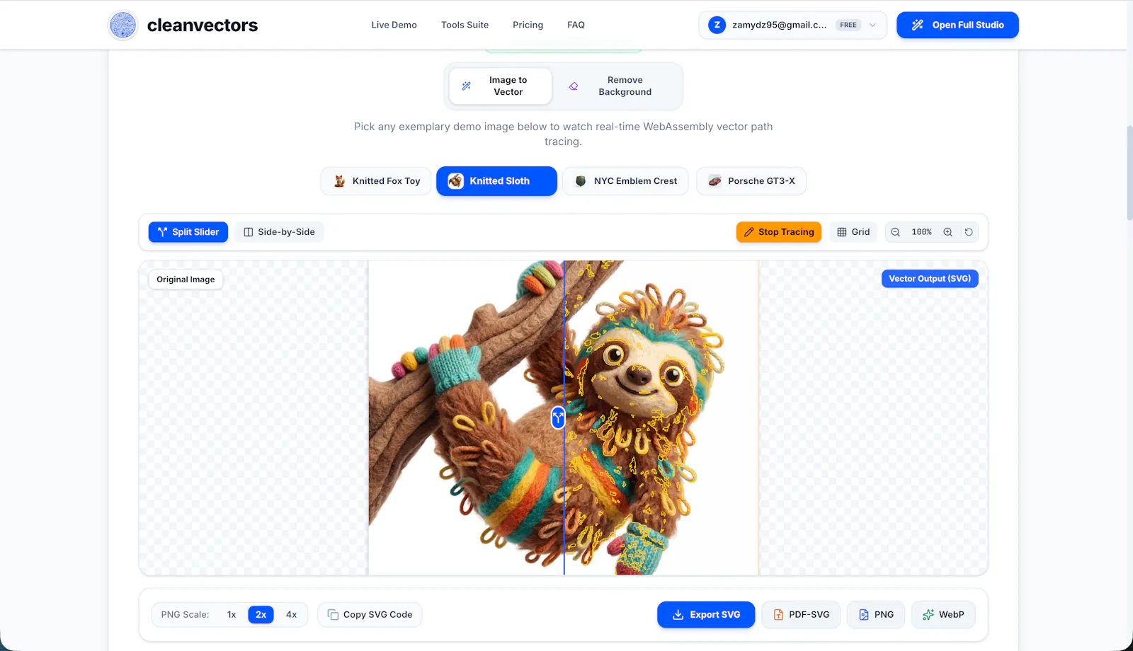 CleanVectors screenshot 2