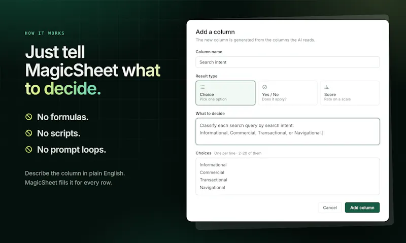 MagicSheet screenshot 3