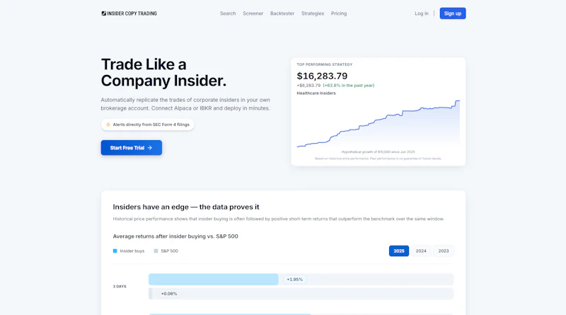 Insider Copy Trading screenshot 1