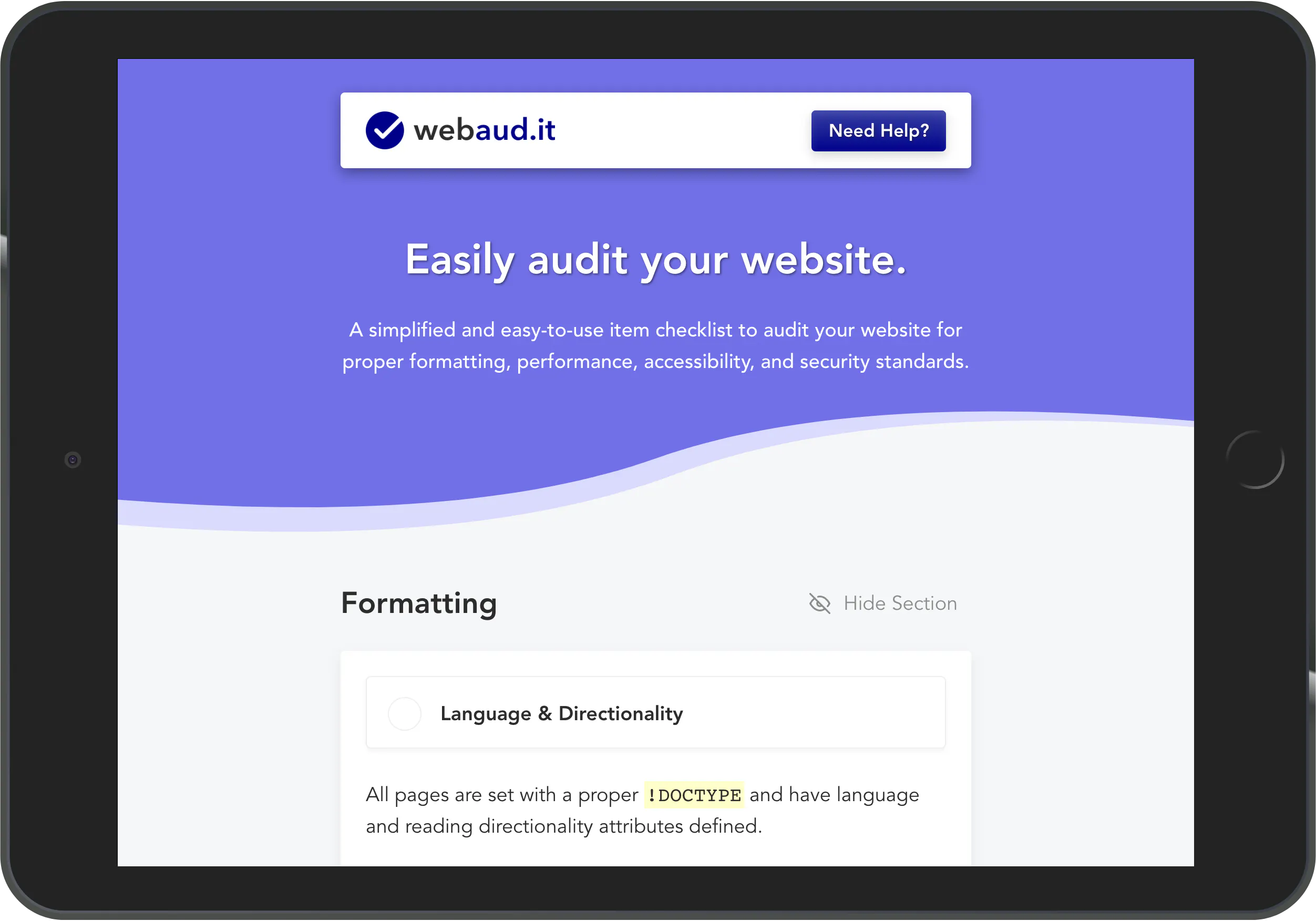 Web Audit Image