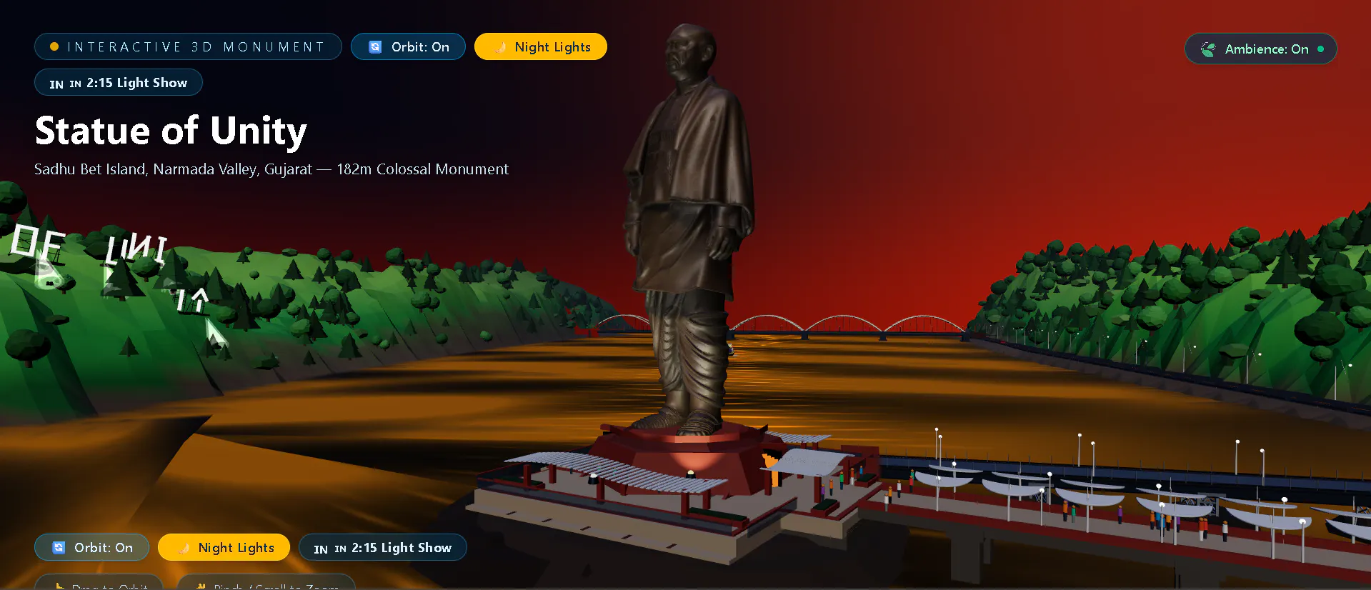 Statue of Unity 3D gallery image