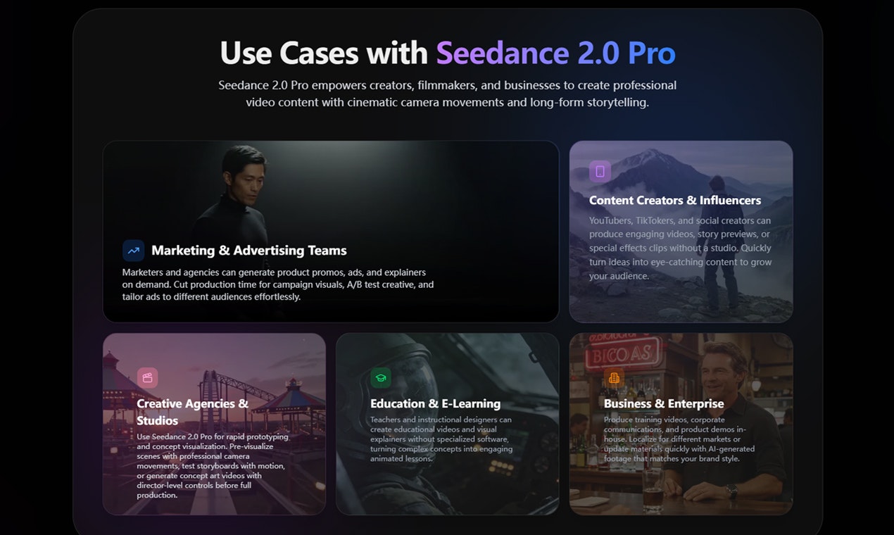 Seedance 2.0 Pro AI Video Generator gallery image