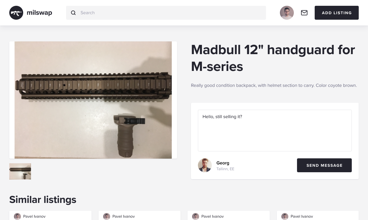 Milswap gallery image