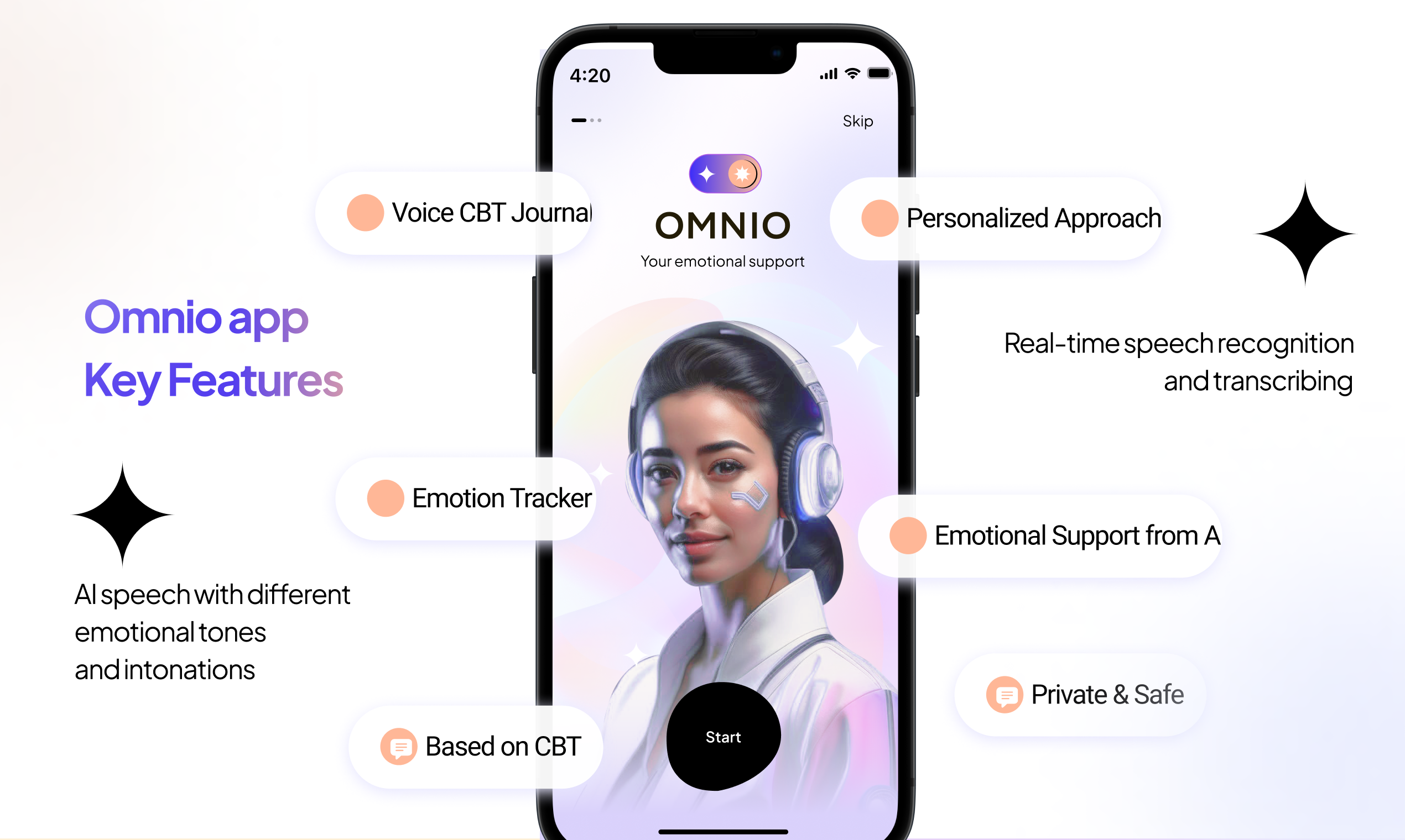 Mídia 3 de Omnio - Voice AI Companion