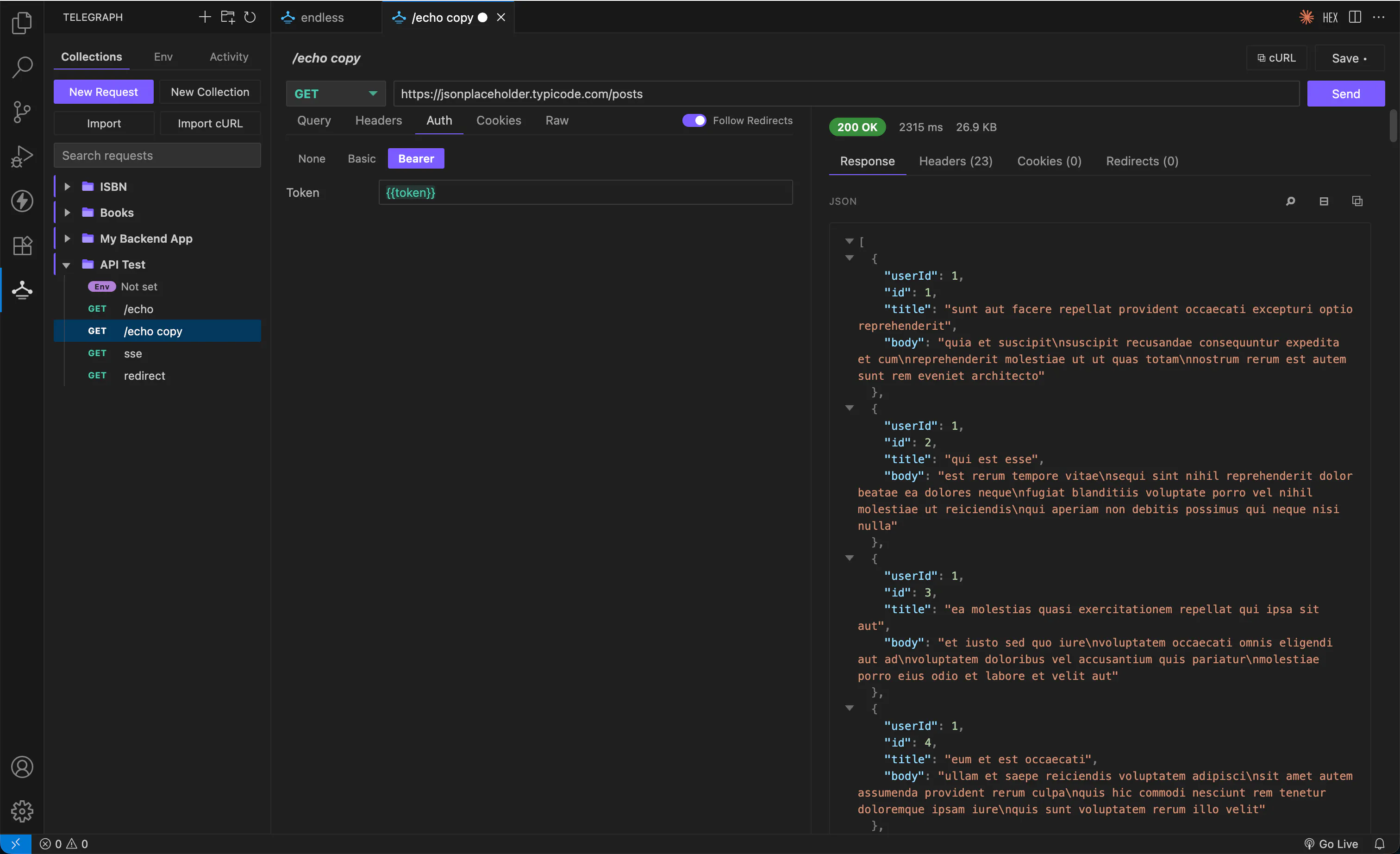 Telegraph REST API Client gallery image