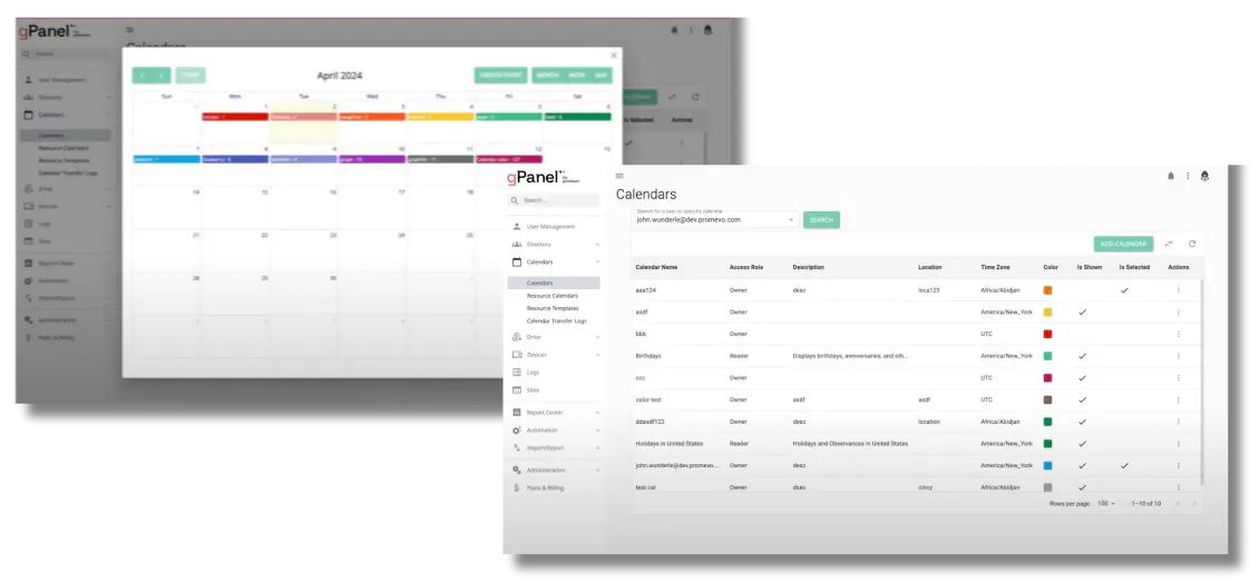 gPanel for Google Workspace gallery image
