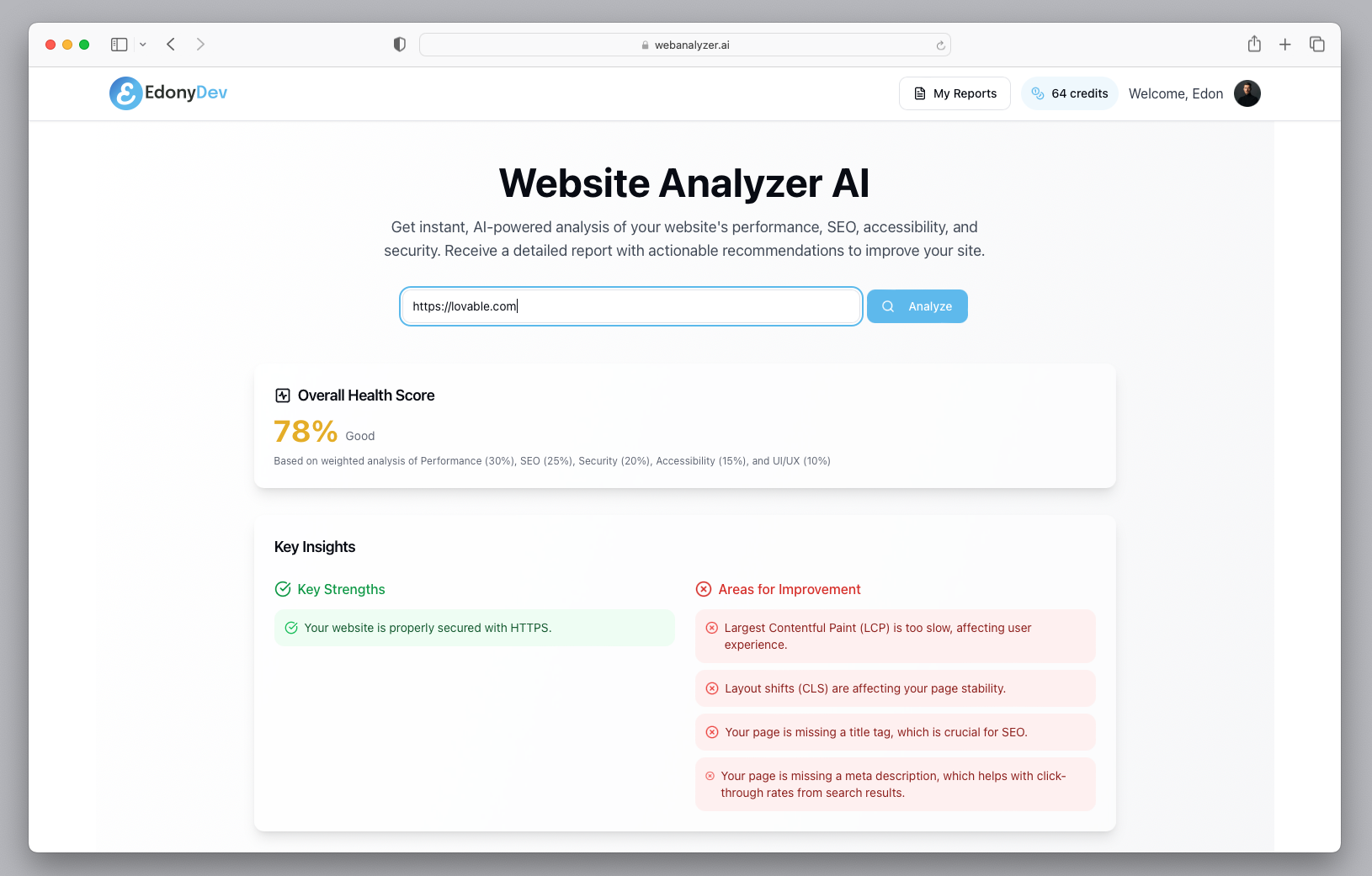 Website Analyzer AI media 1