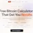 Bitcoin Calculator Tool