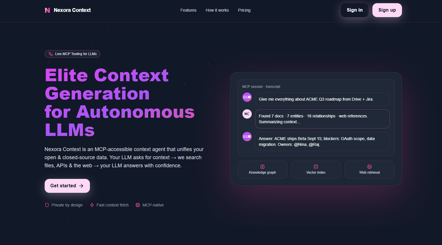 Média Contexte nexora - Donnez le contexte de l'IA de vos documents personnels 1