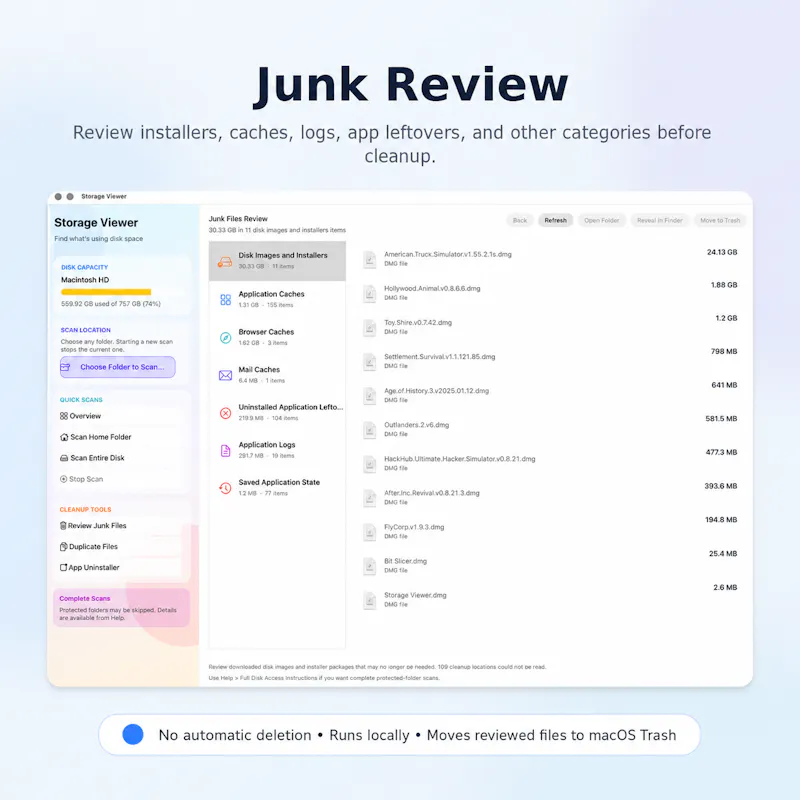 Storage Viewer for macOS screenshot 2